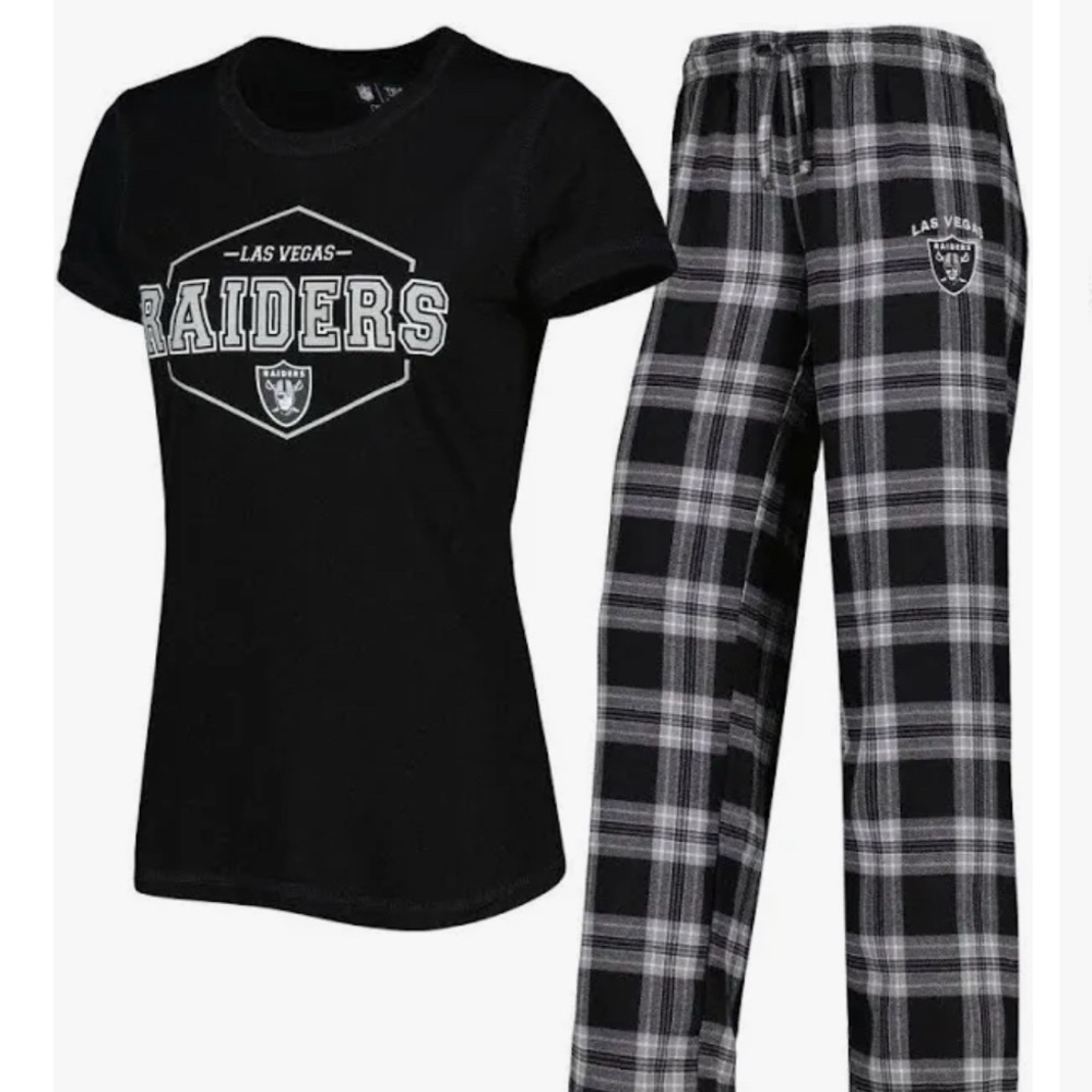 Las Vegas Raiders Women’s Pajama Set XL